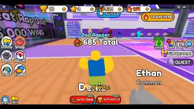 Noob vs Cyan W Rapowaniu na Roblox (Rap Battle Simulator) смотреть онлайн