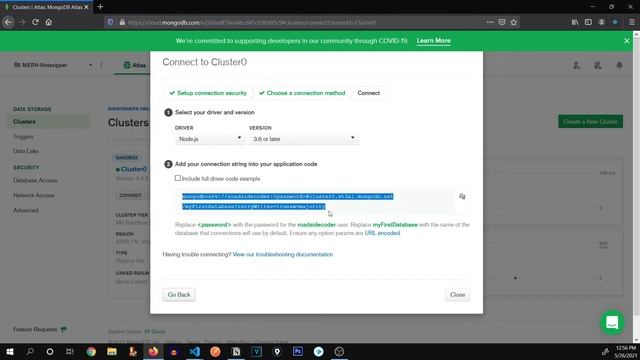 Connecting MongoDB to Node JS / Express JS - MERN Stack Project Tutorial #9