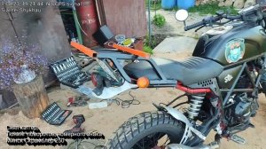 Снял хаггер, Тюнинг поворотов, номерного знака. Минск Скрамблер 250 (без мути) ?