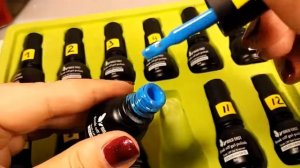 Обзор гель лаков. Гель лак из Китая. Набор 12 цветов