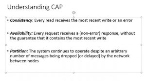 CAP Theorem - System design