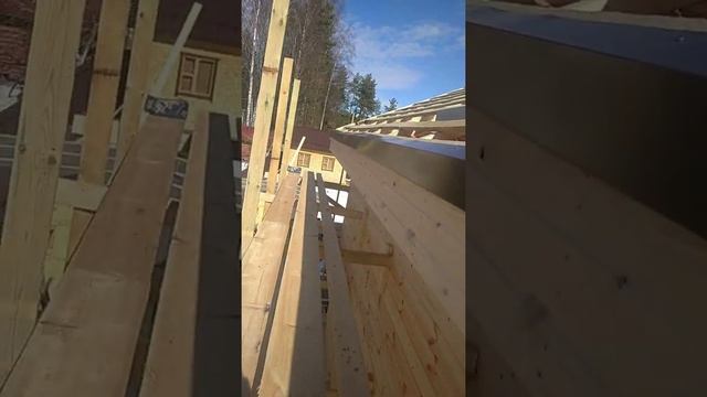 Продолжения стройки , как то так ?, кровля , снегодержатели и т.д . смотреть онлайн