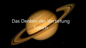 Hellmut Wolff Das Denken der Vertiefung - Saturn