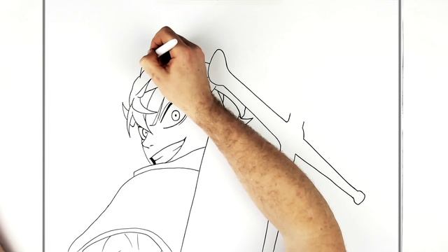 How To Draw Asta | Step By Step | Black Clover смотреть онлайн