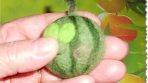 Новичкам о валянии. Магнит на холодильник.mp4