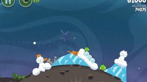 Angry Birds Space 2-7 Cold Cuts 2-7 Level 2-7 3 Stars Walthrough Tutorial