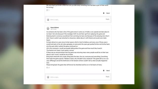 Minecraft Story Mode Season 3 petition update and reading your comments! смотреть онлайн