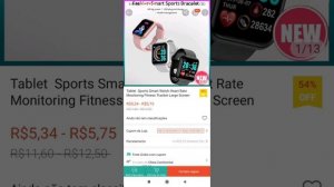 Bug na Shopee menos de 6 reais   relógio Smartwatch D20 y68