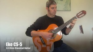 Guitar DEMO: Eko CS-5 (3/4 Nylon)