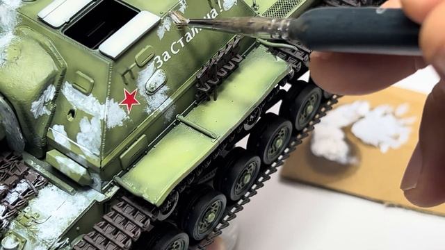 135　Dragon Models　SU-76iBuild and Painthowtopaint scalemodel