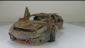 Lamborghini Aventador - Реставрация брошенной модели авто