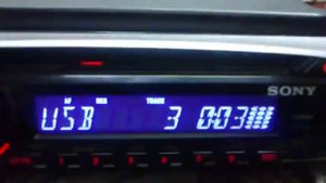 магнитола Sony CDX-GT454US + блок питания от компьютера
