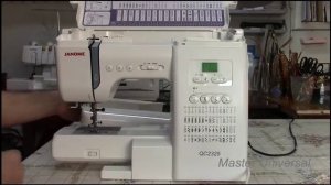 Видео инструкция по эксплуатации швейной машинки Janome QC2325.Часть1.Видео №7.