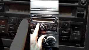 How to input a Radio Code on a Nissan Tiida radio