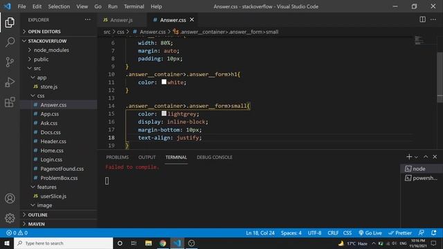 stack overflow clone part #11 | using react JS and redux | answer part creation смотреть онлайн