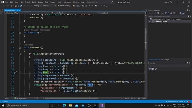 Save And Load JSON File In Unity смотреть онлайн