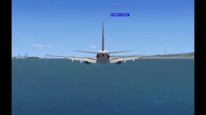 fsx emergency water landing (smooth!)