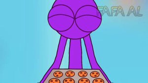 радужные друзья синий зелёный оранжевый фиалетви красный;пичения