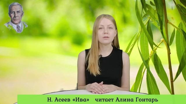 Н. Асеев «Ива» читает Алина Гонтарь