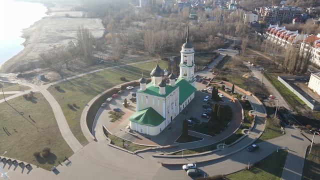 Адмиралтейская площадь в Воронеже. Красивые виды города и с высоты. До ремонта. Съемка с дрона DJI