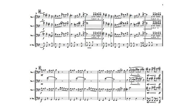 Happy Together TROMBONE QUARTET arrangement смотреть онлайн