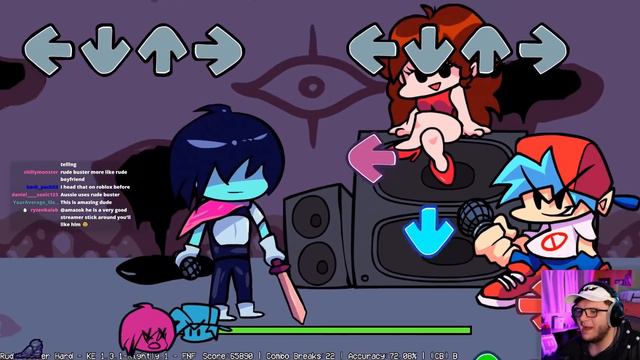 Deltarune in FRIDAY NIGHT FUNKIN' - VS Kris (FULL WEEK) & Jevil смотреть онлайн