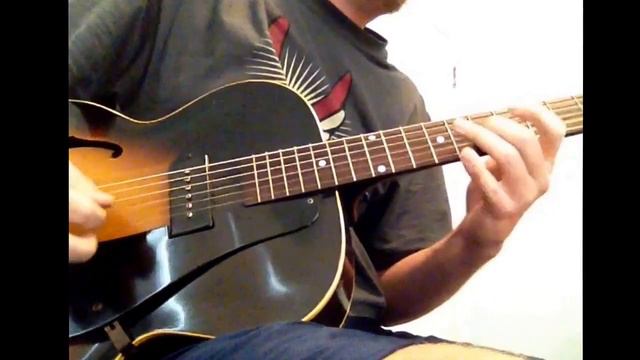 1954 Gibson ES-125/Fender Deluxe Reverb/West Coast Blues смотреть онлайн