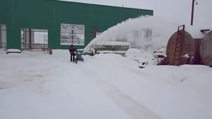 Видео работы снегоуборщика СМ 600