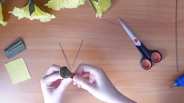 ?Гладиолус из гофрированной бумаги?