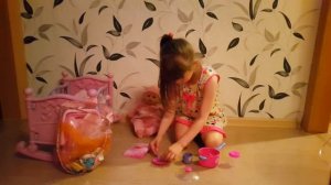 Кукла Baby Annabell. Беби Анабель. Покормили и спать уложили.