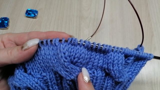 ВЯЖЕМ КОМПЛЕКТ "ВАСИЛЬКОВЫЙ"?✨ОН ВСЕМ ПОНРАВИЛСЯ !?Часть 1.ШАПКА.