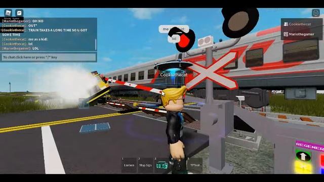 Train vs bus at new Russia railroad crossing in car vs trains (Roblox) смотреть онлайн