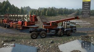Spintires SnowRunner Mods -  Western Star 8x8 714wm - Heavy Trailer Oil Rig Transport