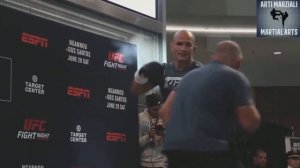 Workout Junior Dos Santos