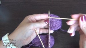 2 носка одновременно. "Хитрые Носки" на 2 спицах. БЕЗ ШВОВ.