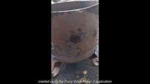 Готовим печь для варки каши животным