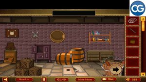 [Walkthrough] 501 Free New Escape Games level 65 - Brick room Escape - Complete Game