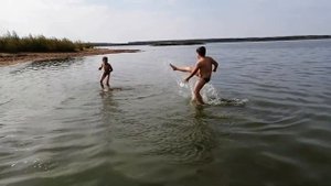 Отдых на озере Аргази жарким летом 2021 г. На новом месте, в палатках.