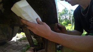 Луаз 969А/Заливаю нигрол в редуктора/Поколдовал над внешним видом/Сам себе мастер...