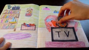 Домик Басика в тетради