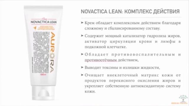 Новый антицелюлитный крем Novactica Lean от AurOra Ник Шестаков смотреть онлайн