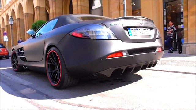 Mercedes-Mclaren SLR 722s Roadster | Start Up + Loud Acceleration + Carporn | Munich смотреть онлайн