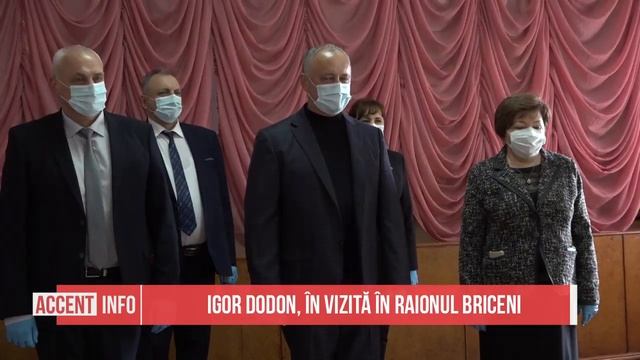 Igor Dodon, în vizită în raionul Briceni