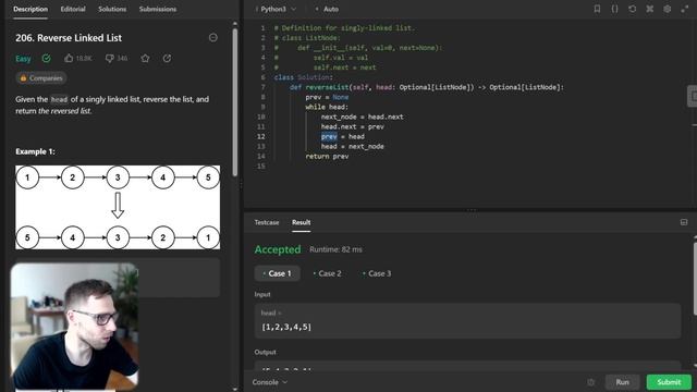 Crack LeetCode 206: Reverse Linked List in ANY Language! | Hands-on Coding Tutorial