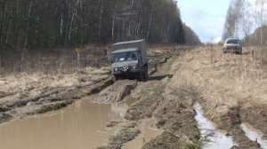Pinzgauer Steyr Puch 712 AMB 6x6 and Russian dirt