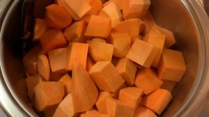 Суп-пюре из батата | Бататовый Крем-суп | Суп из сладкого картофеля | Постный суп