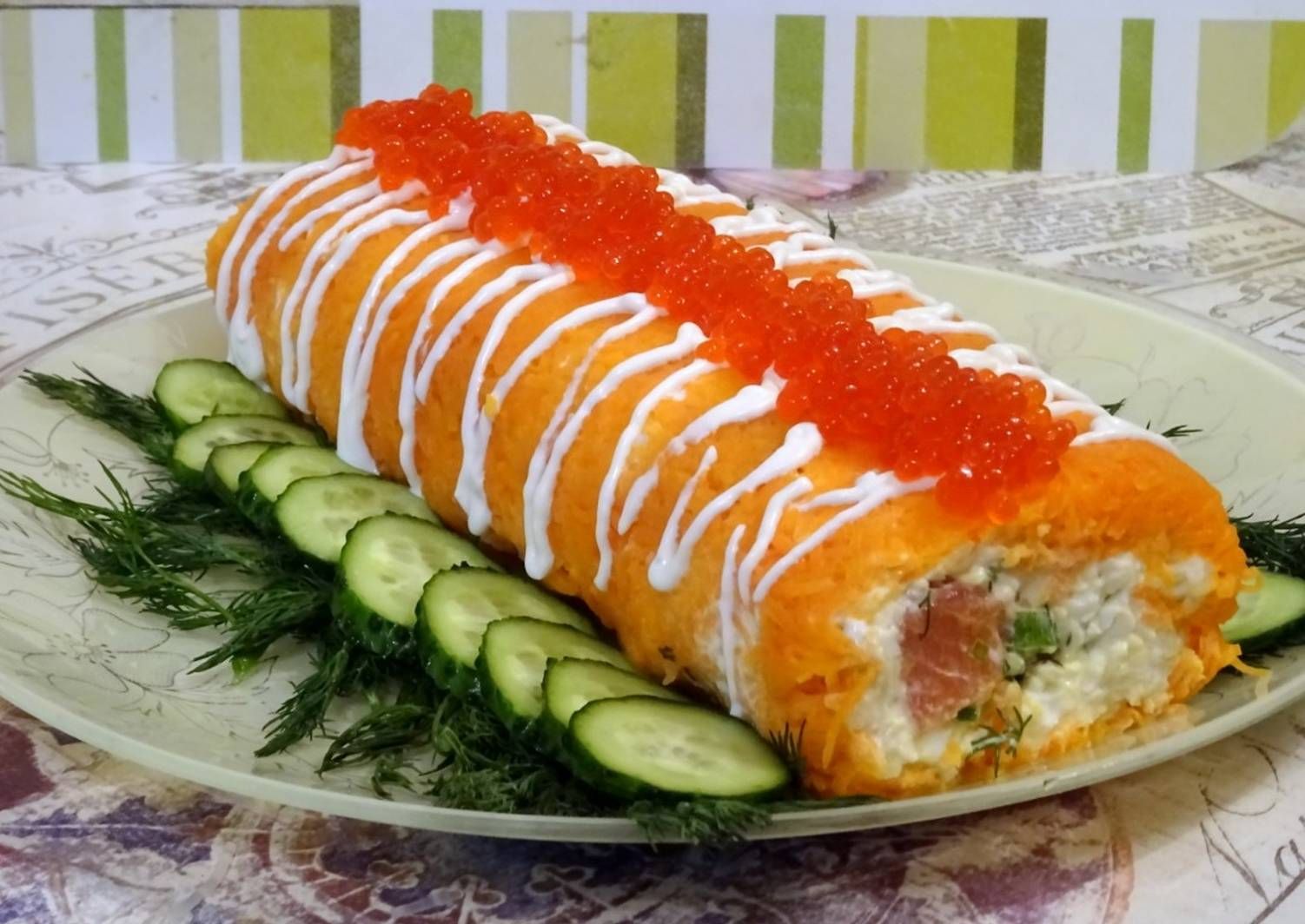 красная рыба салаты с фото