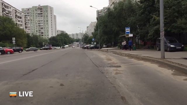 LIVE. "Глазами водителя автобуса". Маршрут 290. Рейс к улице Корнейчука | Work- bus driver. Moscow