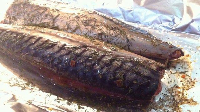 Запеченная скумбрия