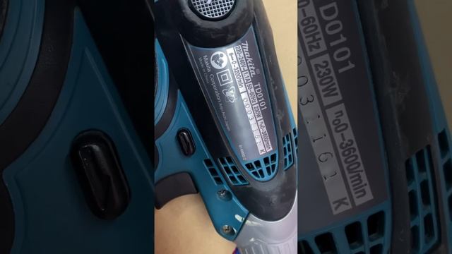 Makita TD0101F 240V 1/4" Hex Impact Driver Variable speed control triggerForward/reverse rotation